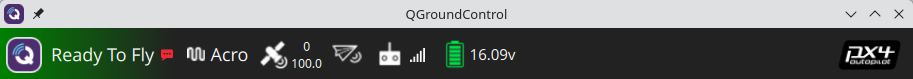 QGC Status Bar